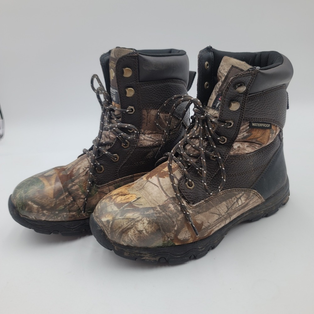 Herman Survivors Mens Camo Hunting Boots 1200g Thinsulate Waterproof 7.5W F19
